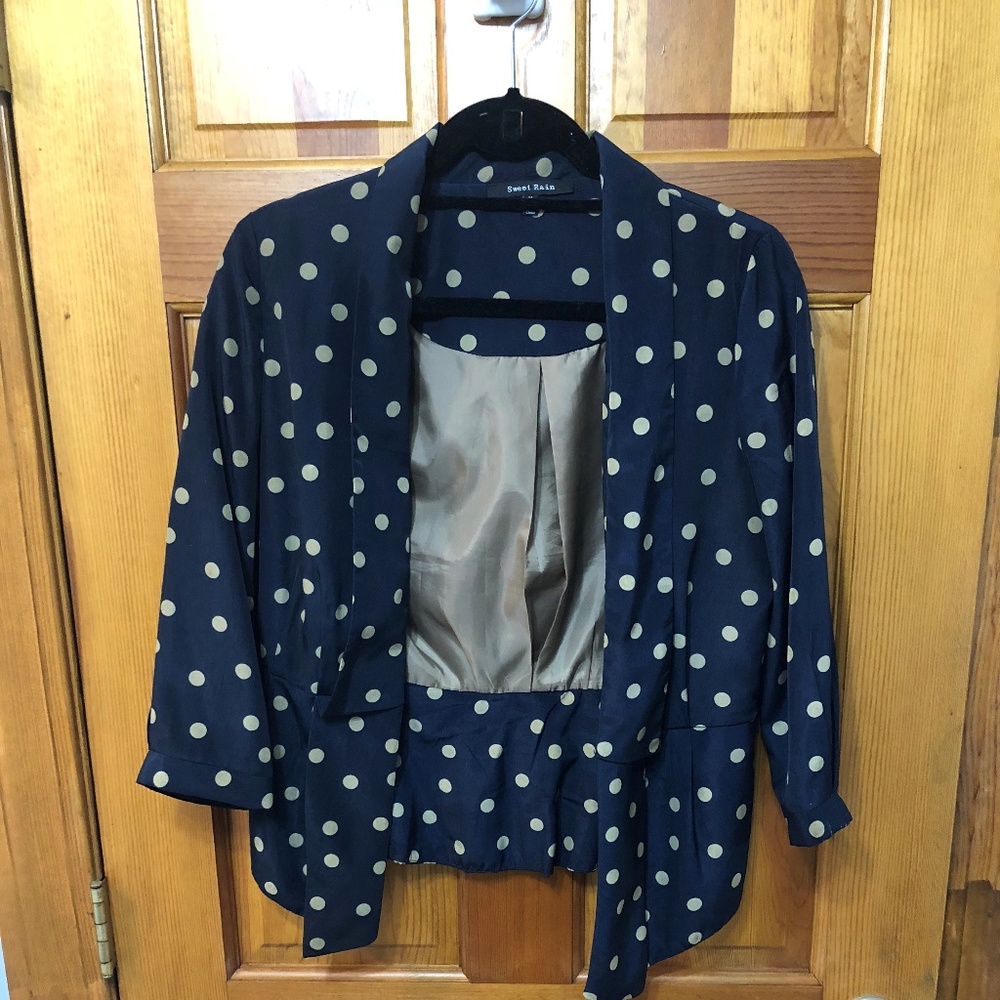 Pokadot Blazer